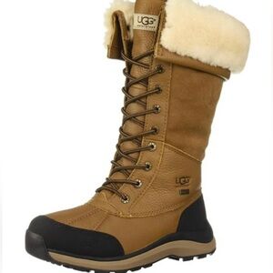 UGG Women's Brown and Black Winter Boots 8